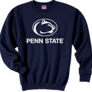Navy Blue Champion Penn State Crew Neck Sweatshirt
